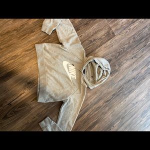 Nike crop-top hoodie